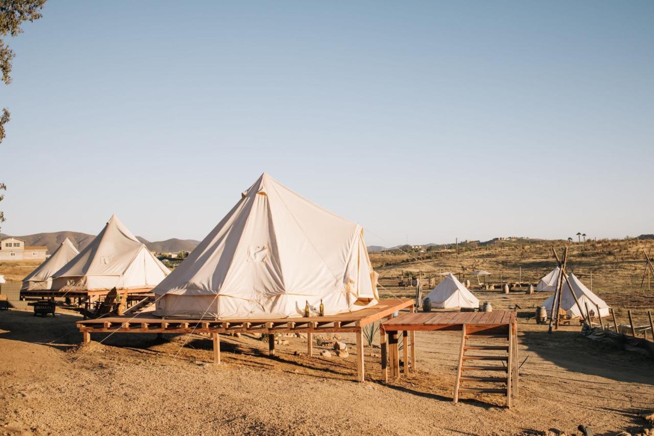 Lago Valle Wine Glamping Valle de Guadalupe Exteriör bild