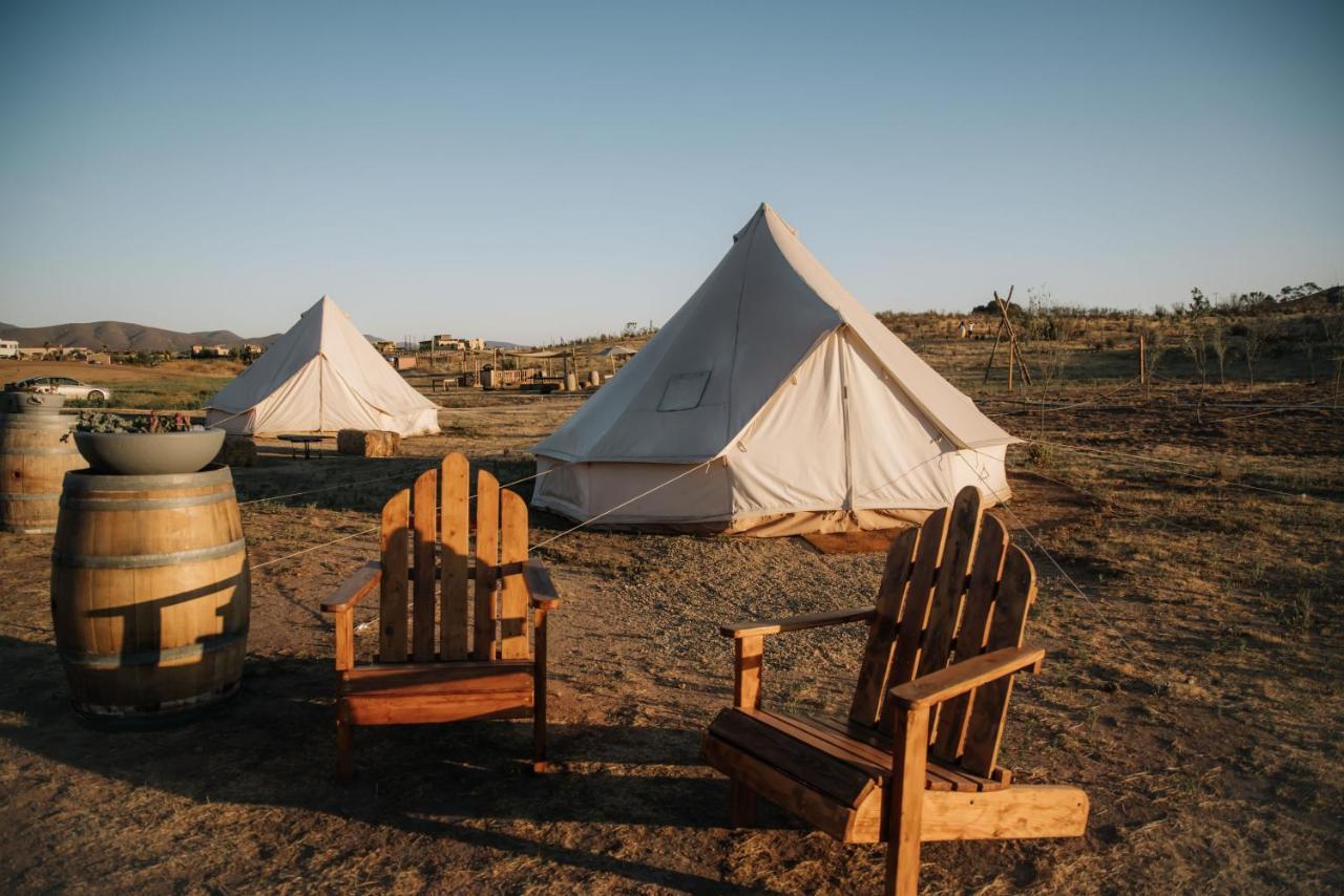 Lago Valle Wine Glamping Valle de Guadalupe Exteriör bild