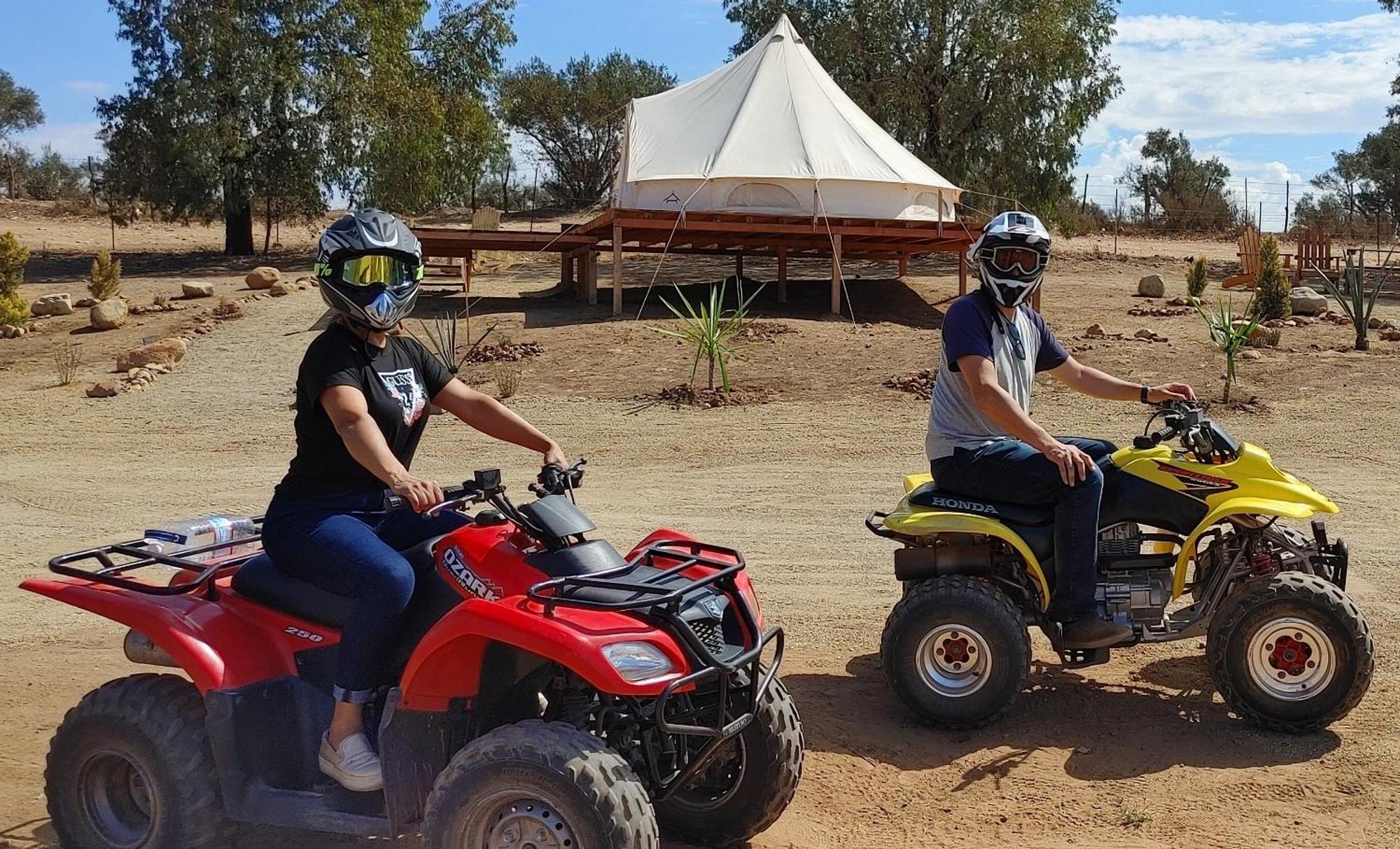 Lago Valle Wine Glamping Valle de Guadalupe Exteriör bild